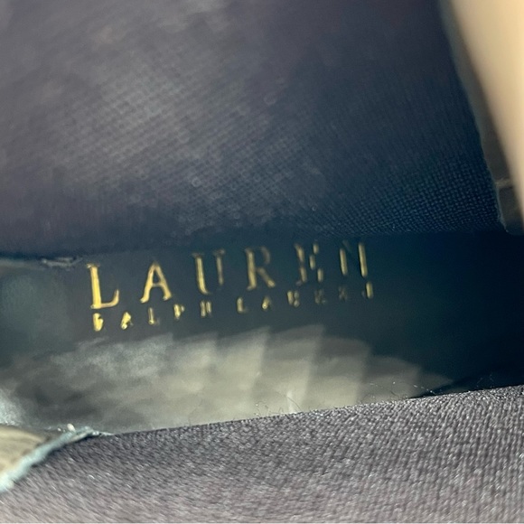 Lauren Ralph Lauren Suede Heeled Ankle Booties - Picture 9 of 9